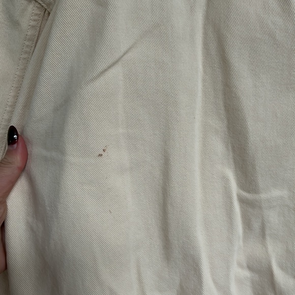 H&M Denim shirt jacket | Cream - Picture 10 of 11